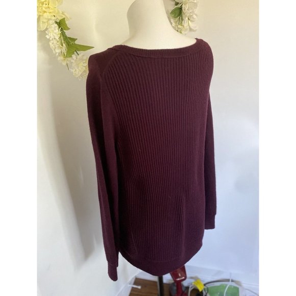 Vintage French Connection Women Purple Pullover Sweater Size Small‎ Long Sleeves - Picture 8 of 12